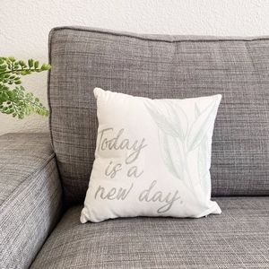 TODAY IS A NEW DAY BOHO THROW PILLOW